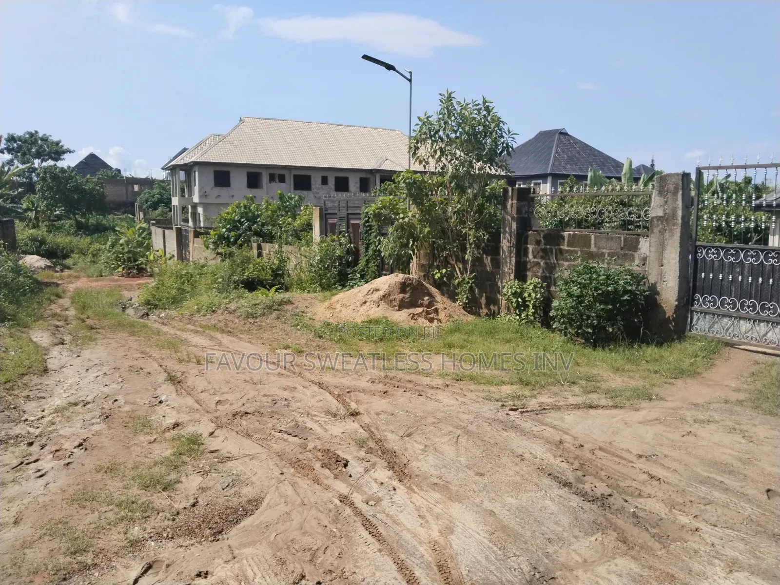 Lovely Plot of Land Fenced With Gate at Makogi Magboro Extension