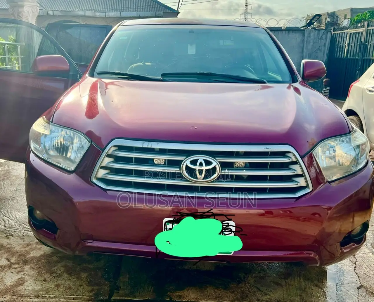 Toyota Highlander Limited 2008 Burgundy