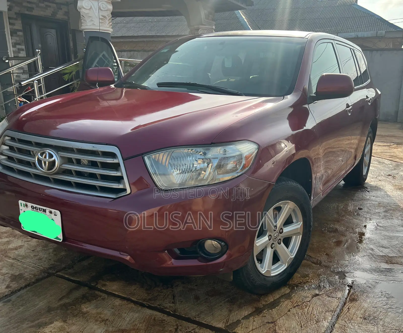 Toyota Highlander Limited 2008 Burgundy