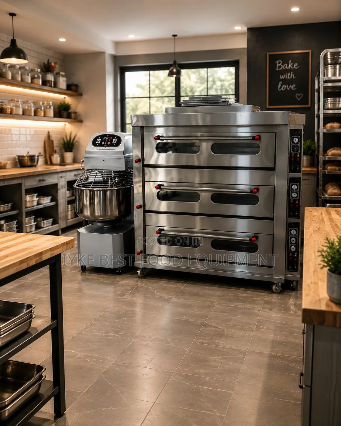 3 Deck 9 Trays Gas Oven