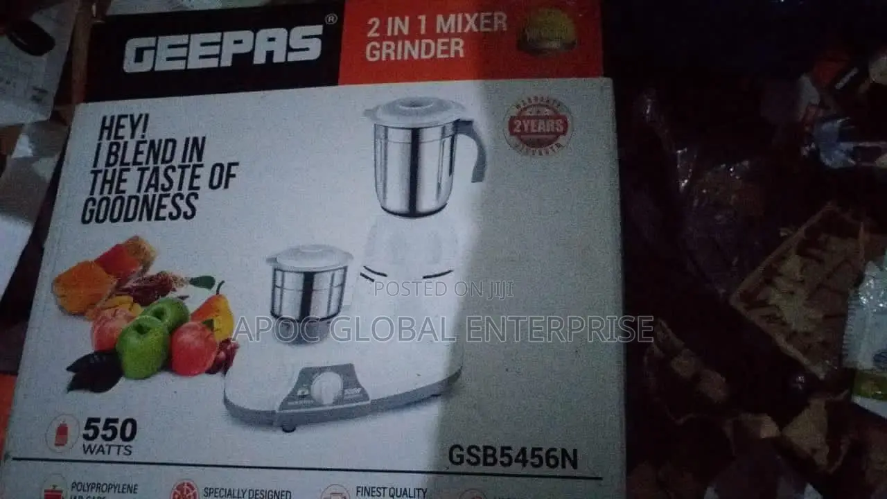 Geepas 2 in 1 Mixer Grinder
