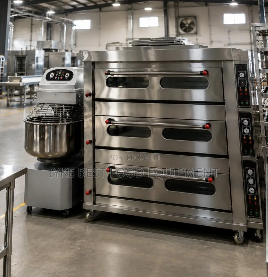 3 Deck 9 Trays Gas Oven