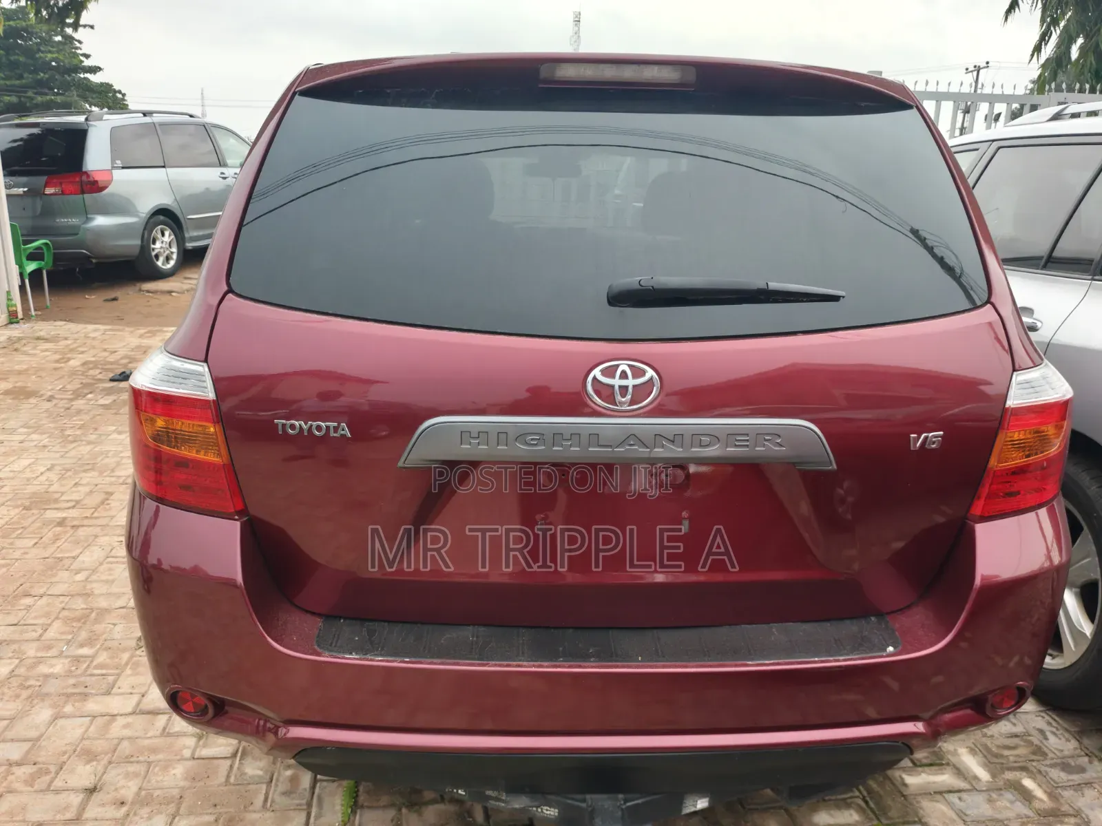 Toyota Highlander 2008 Red