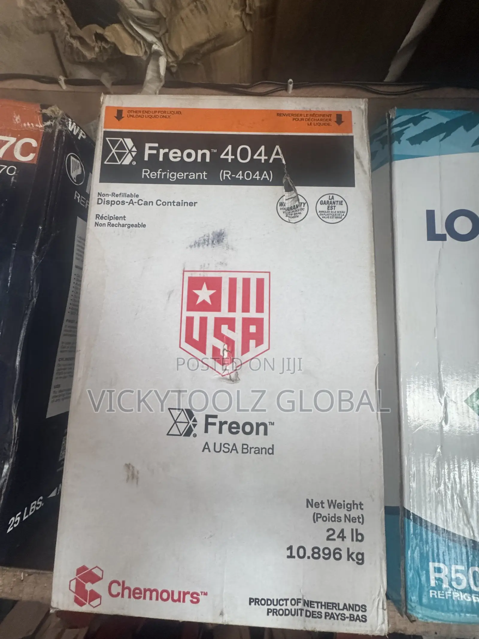Freon R404a Refrigerant Gas 10.89kg