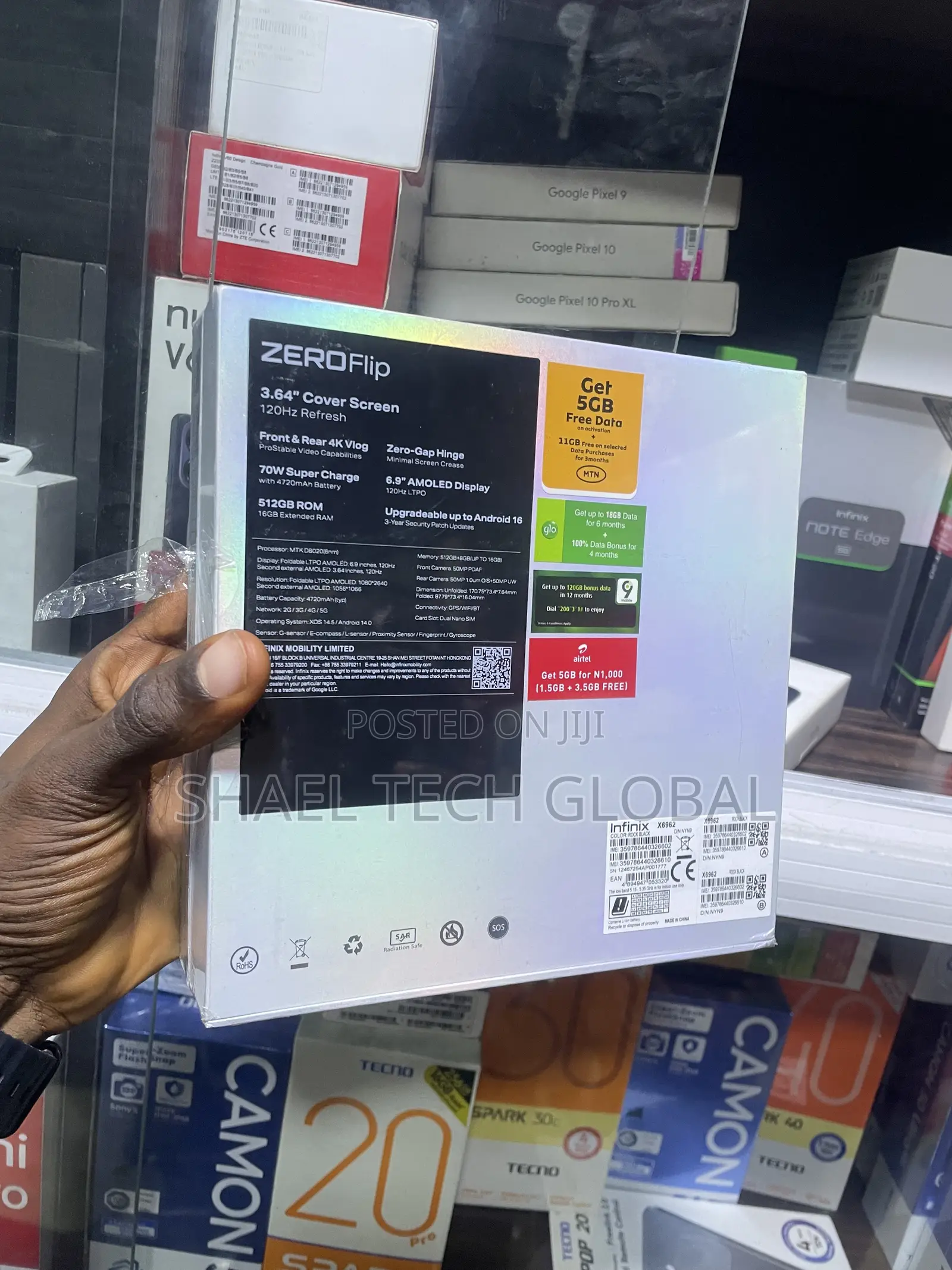 New Infinix Zero Flip 512 GB Black
