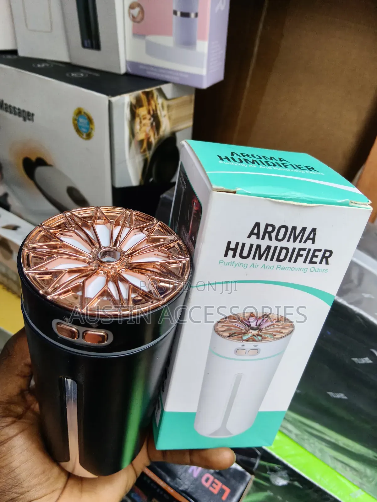 Rechargeable and Portable Starry Sky Aroma Humidifier