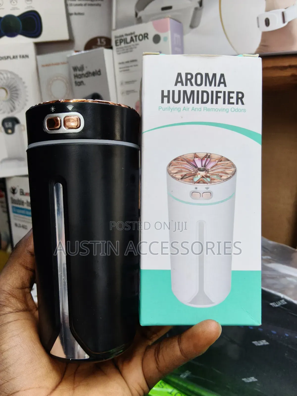 Rechargeable and Portable Starry Sky Aroma Humidifier