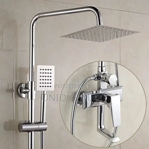 Quality Chrome Anti-Rust Standing Shower With Multiple Water Display