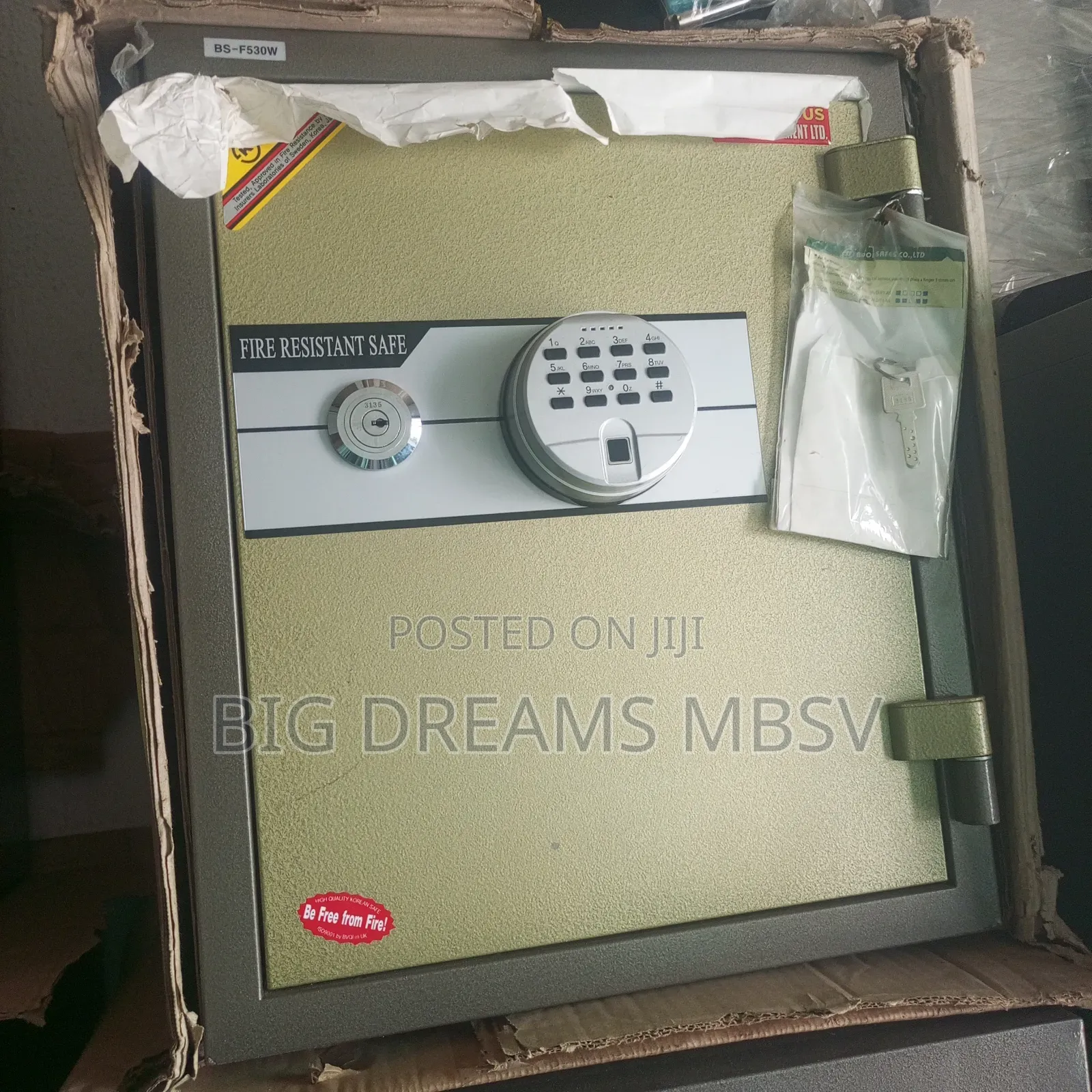 530 Model Booil Fingerprint Safe