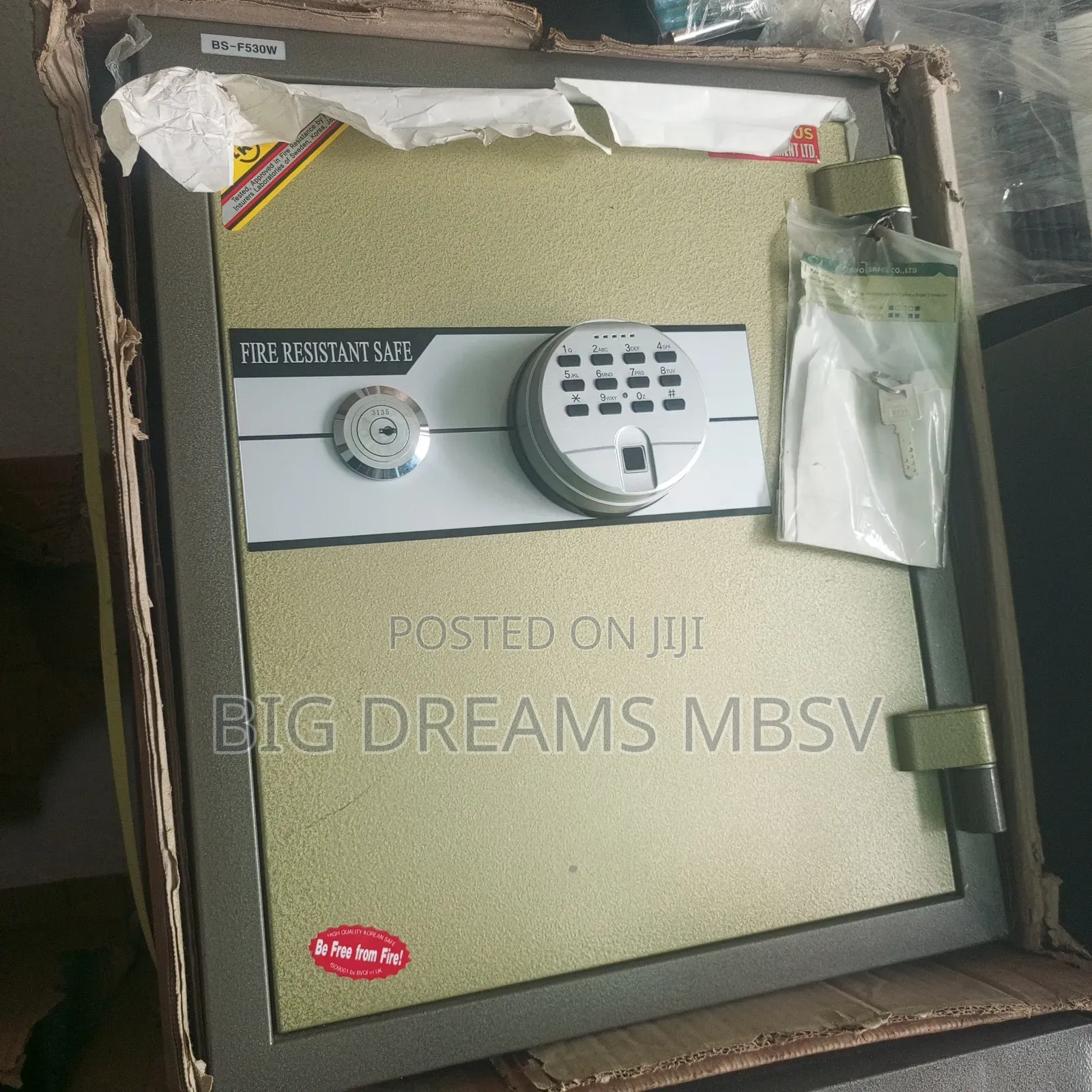 530 Model Booil Fingerprint Safe