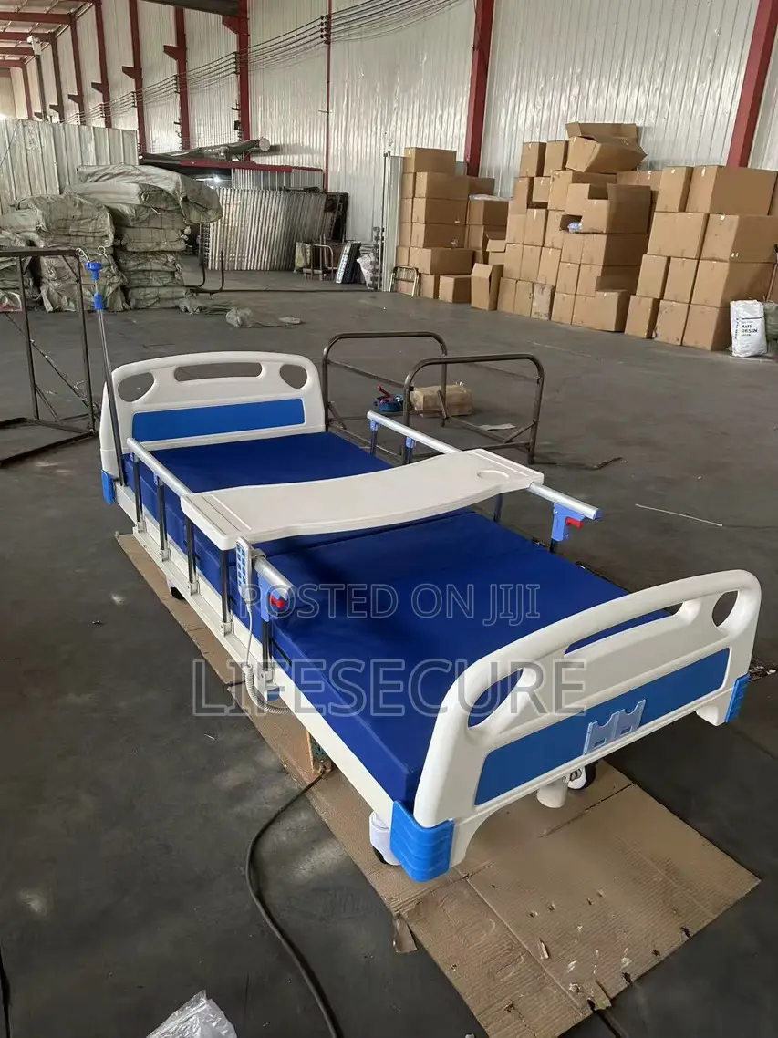 3 Function Electric Hospital Bed With Pressure Relief Mattress