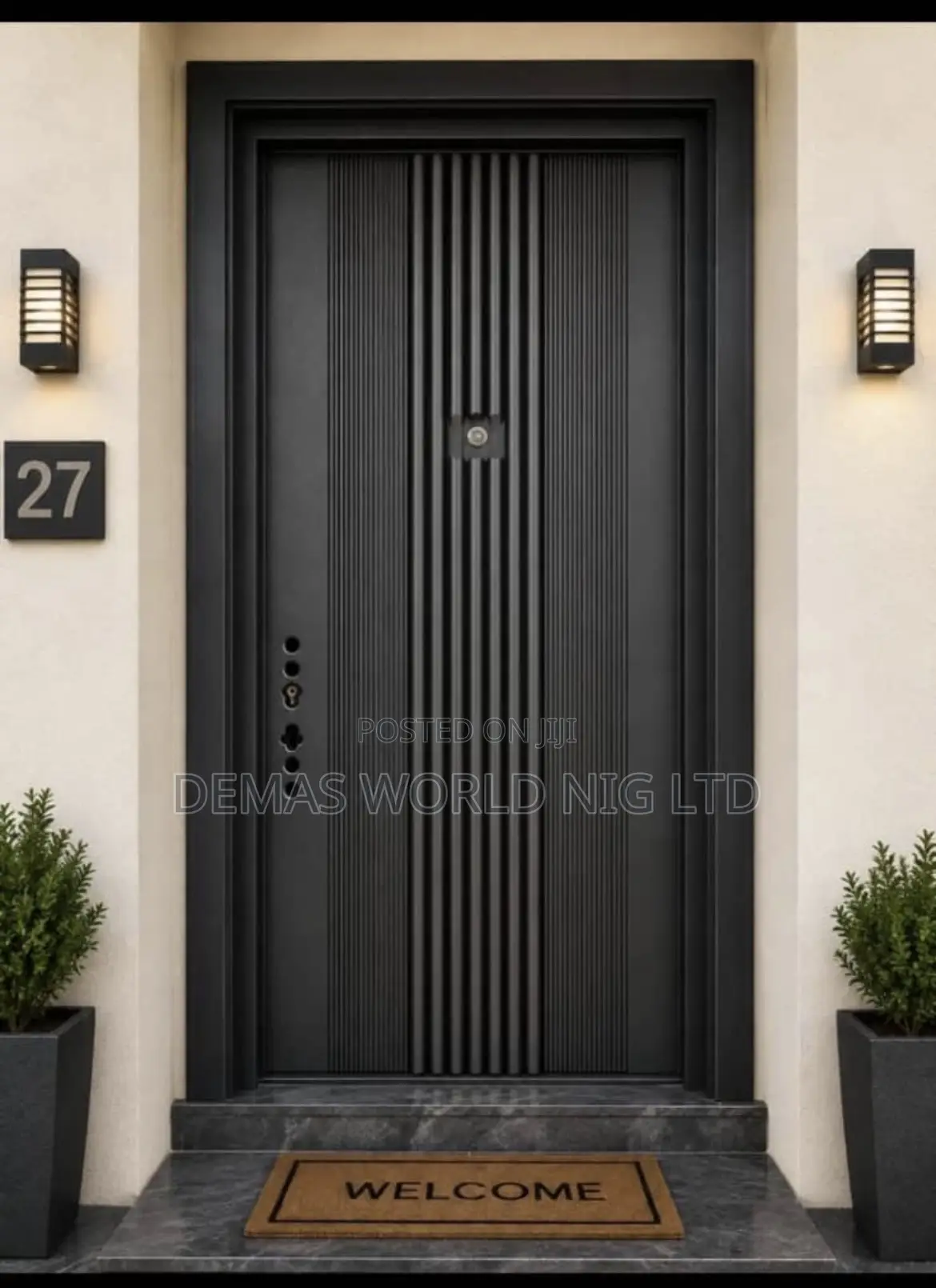 Steel Door With View