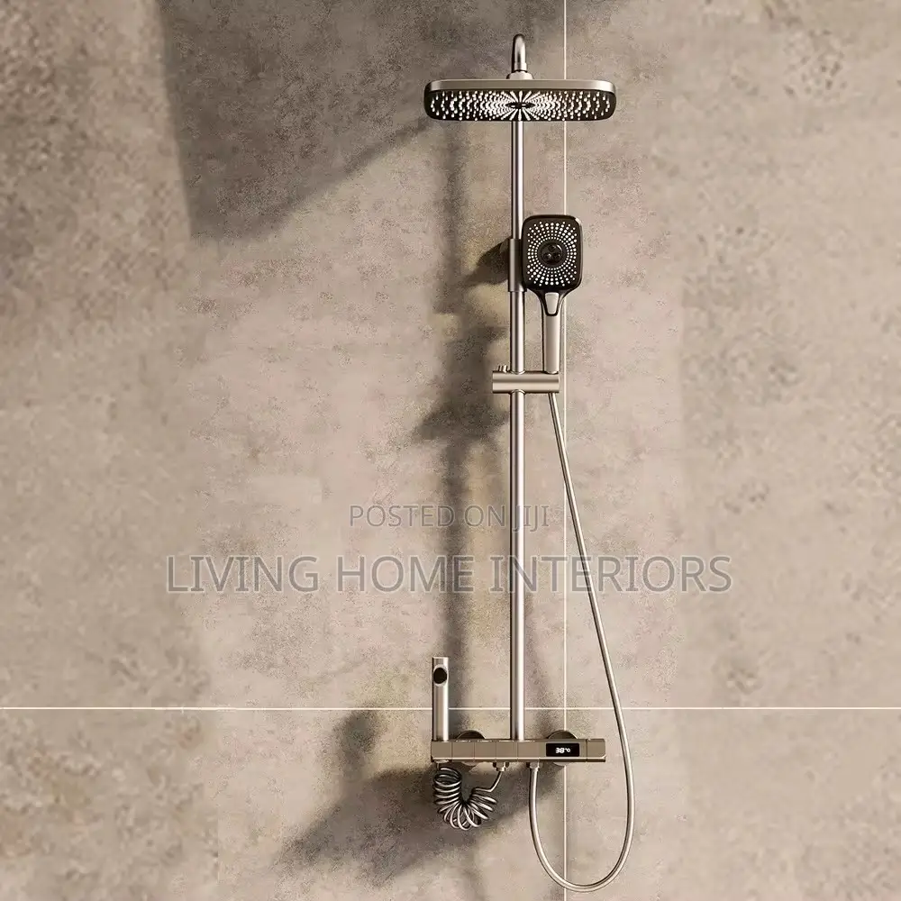 Luxury Gray Standing Shower Mixer