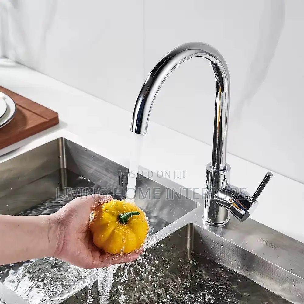 Silver Sink Mixer Tap 304 Material