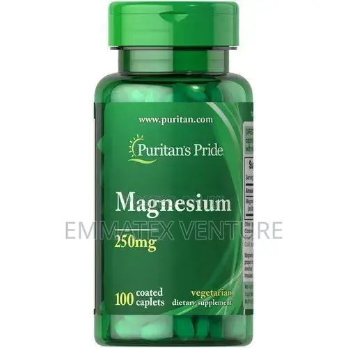 Puritan's Pride Magnesium 250 Mg - 100 Coated Caplets