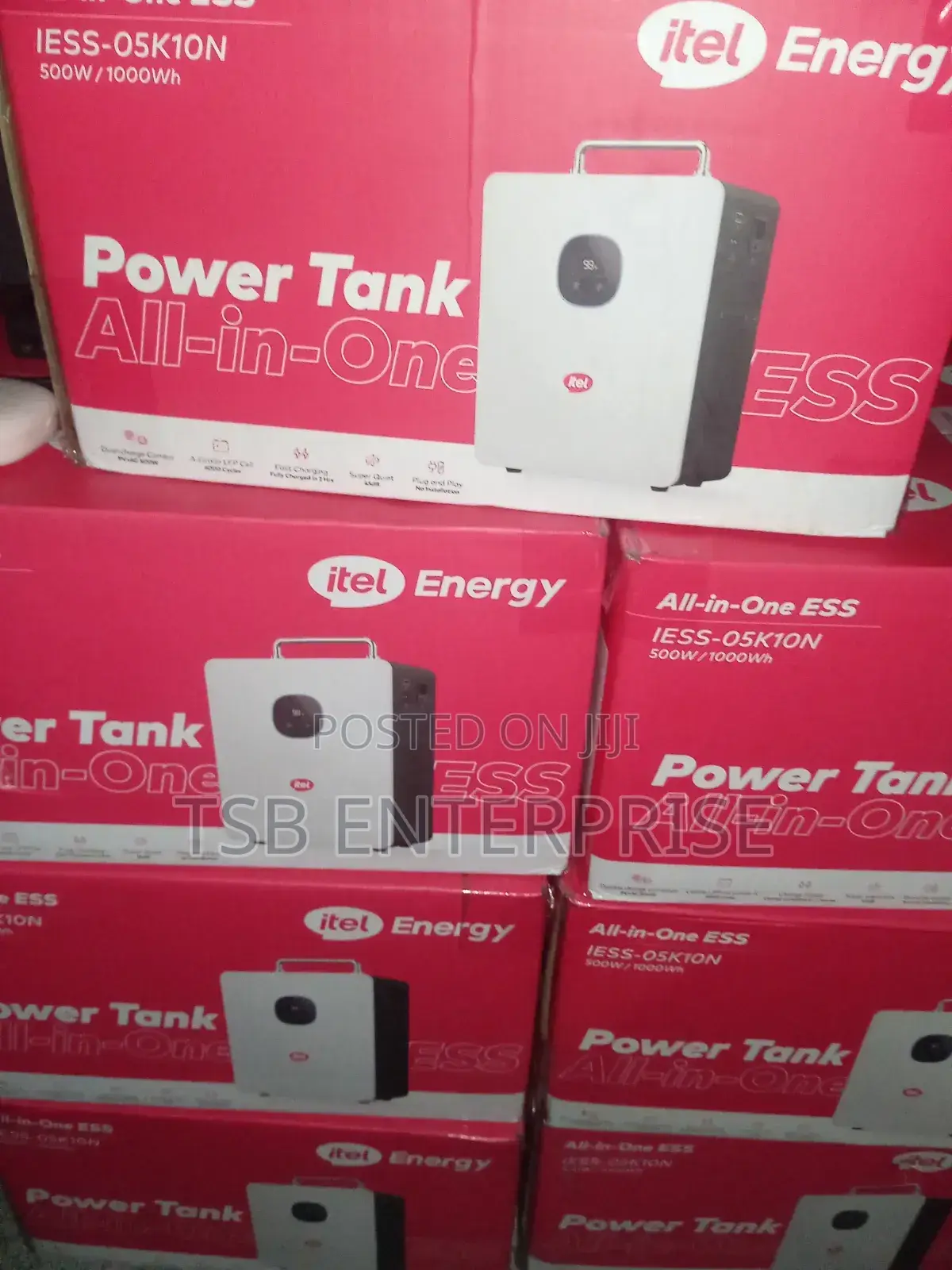 Title: Itel Power Tank 500w Portable Power Station