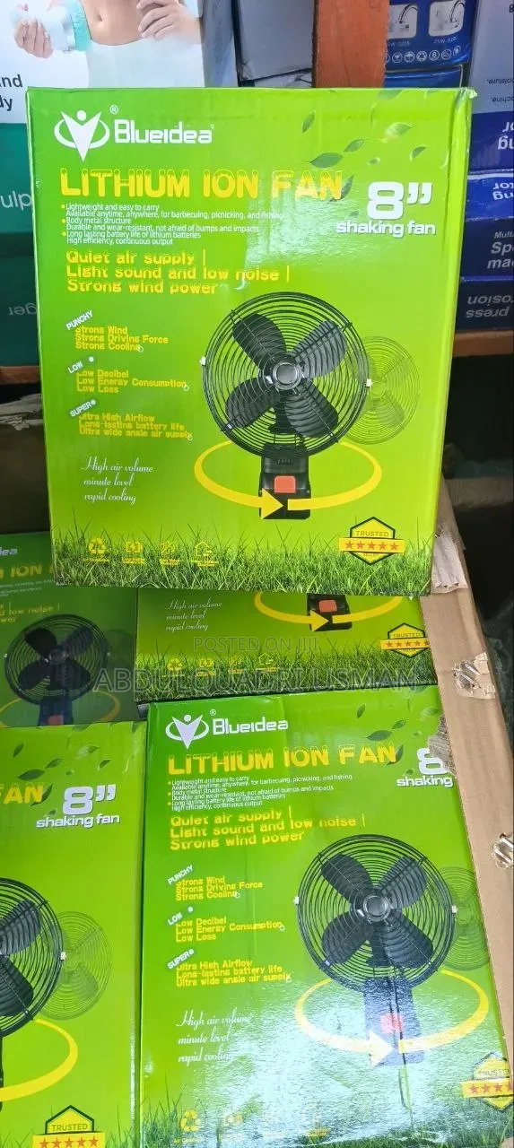 Rotating Lithium Fan Double Batteries