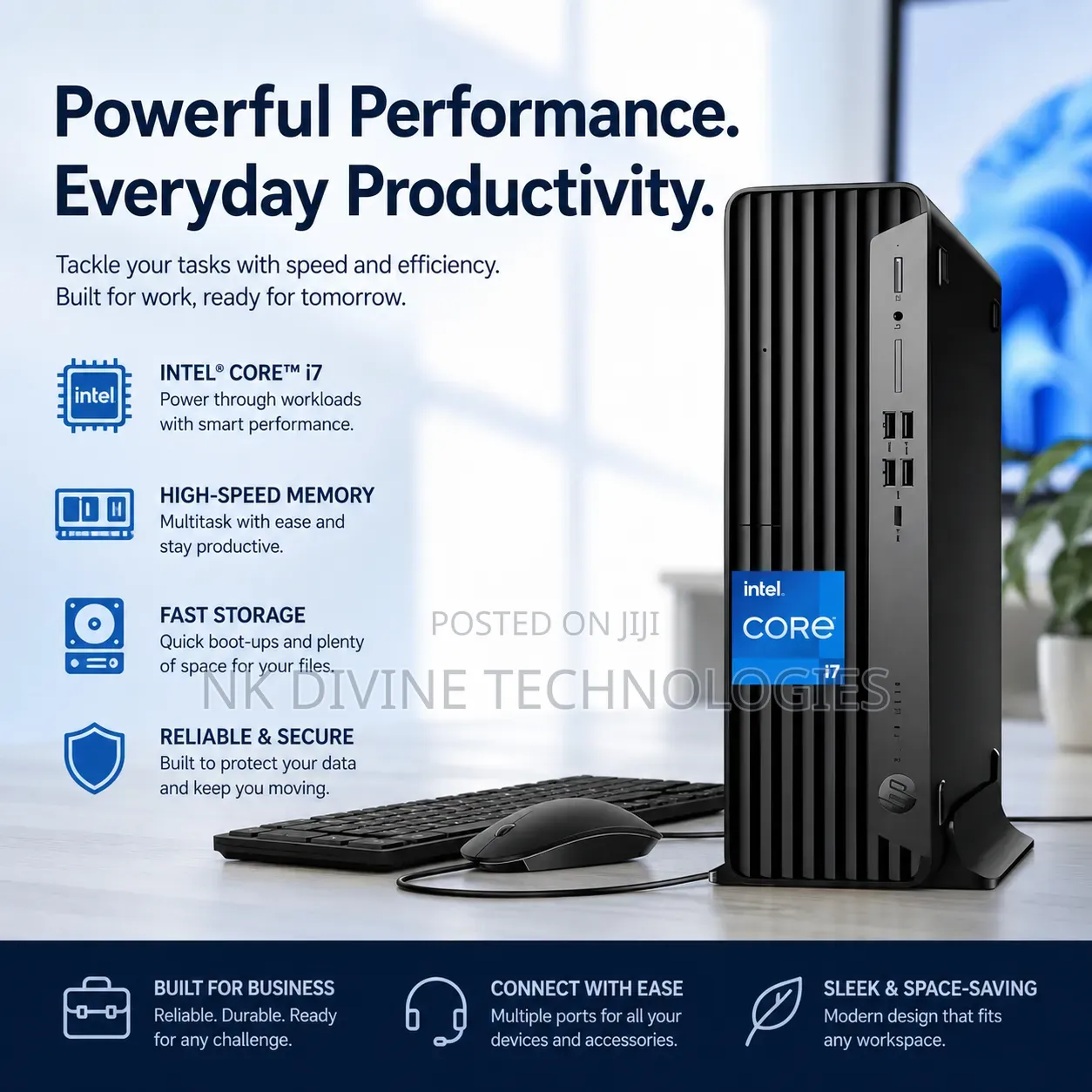 New Desktop Computer HP Elite Mini 600 G9 16GB Intel SSD 512GB