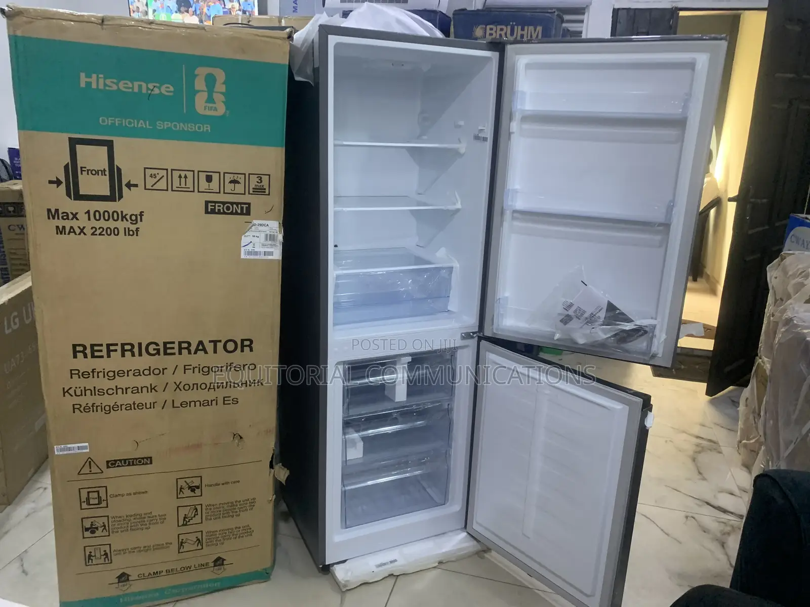 Hisense Rd-29dca 225l Bottom Mount Refrigerator With Large Food Storag