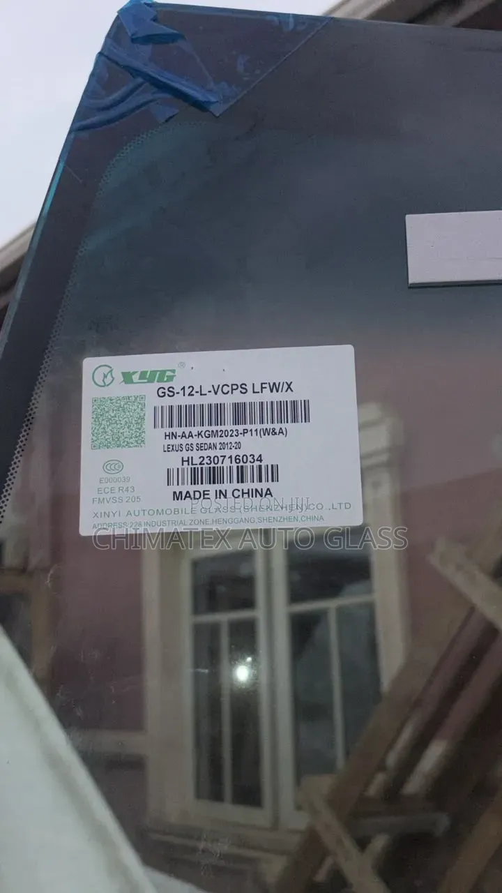Lexus Gs350 2015 Windscreen Glass Available at Chimatex