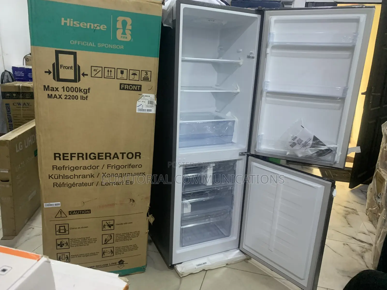 Hisense Rd-29dca 225l No Frost Refrigerator With Long Lasting Cooling