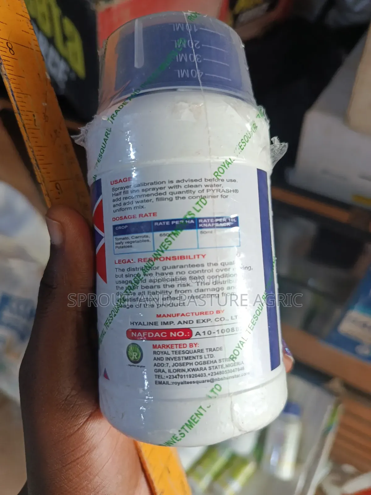 Pyrash 250ml Fungicide and Nematicides