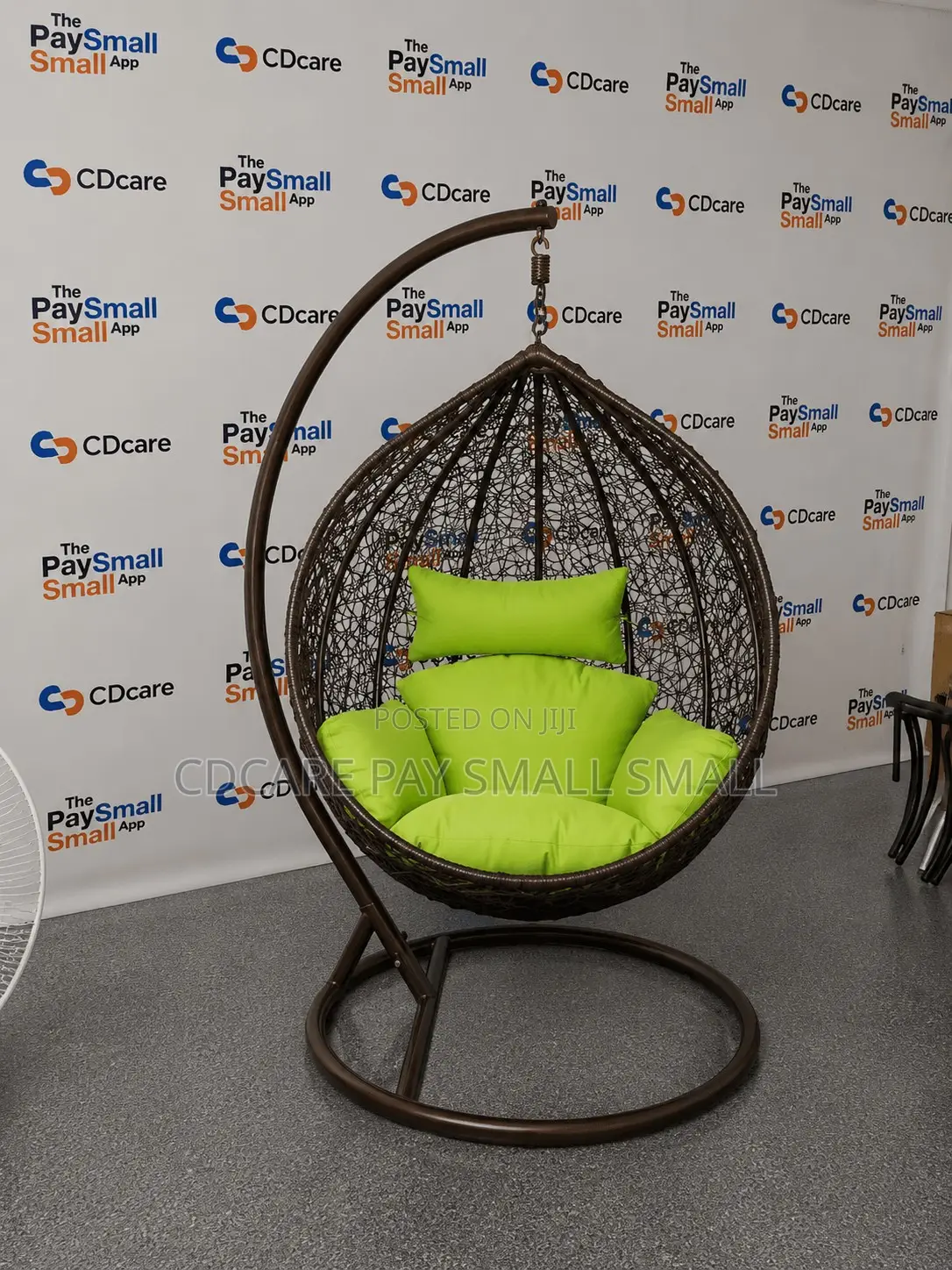 Pay Small Small Egg Shaped Swing Chair on Cdcare.App