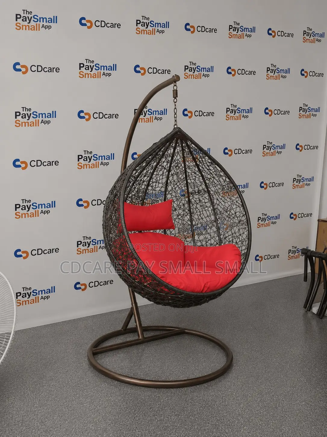 Pay Small Small Egg Shaped Swing Chair on Cdcare.App