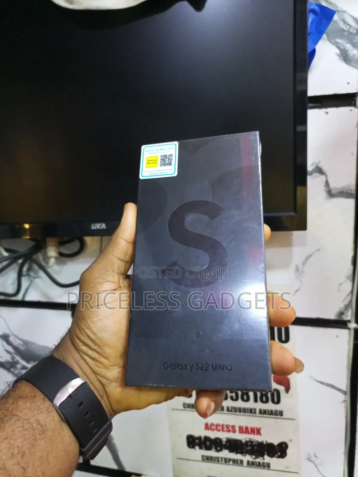 New Samsung Galaxy S22 Ultra 5G 256 GB Black
