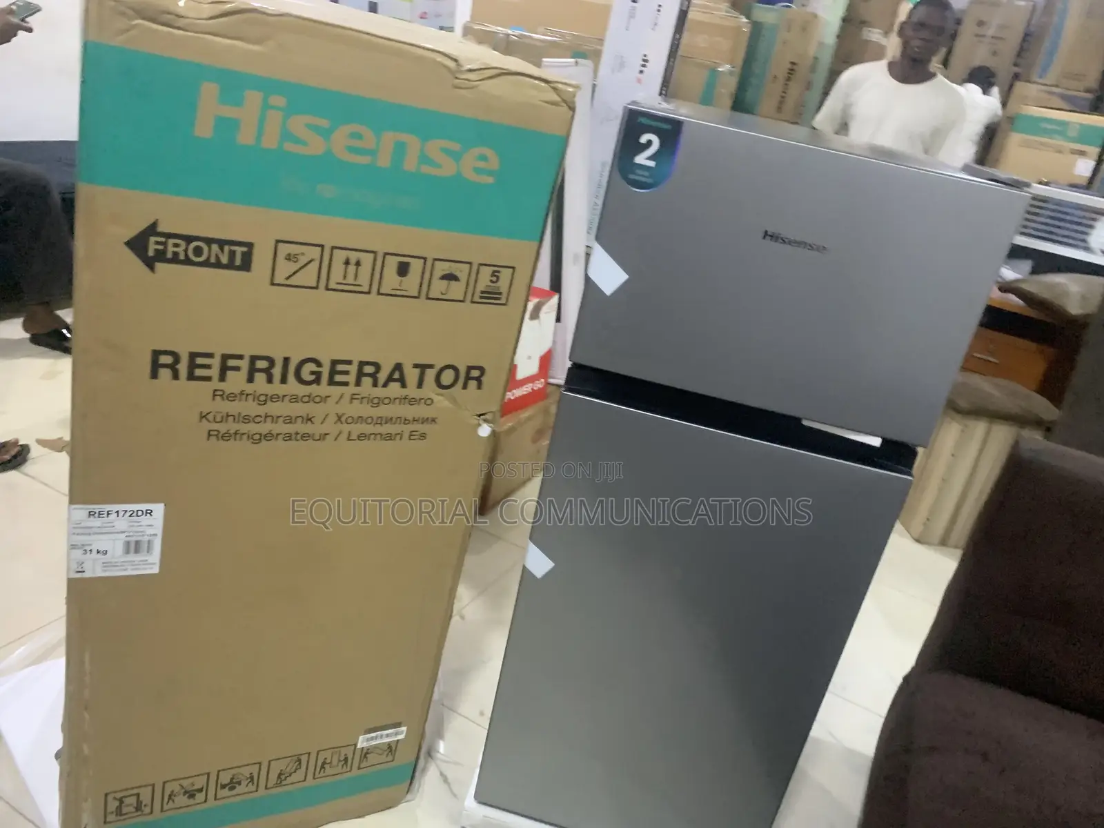 Hisense Ref172dr 124l Refrigerator With Large Vegetable Storage Drawer