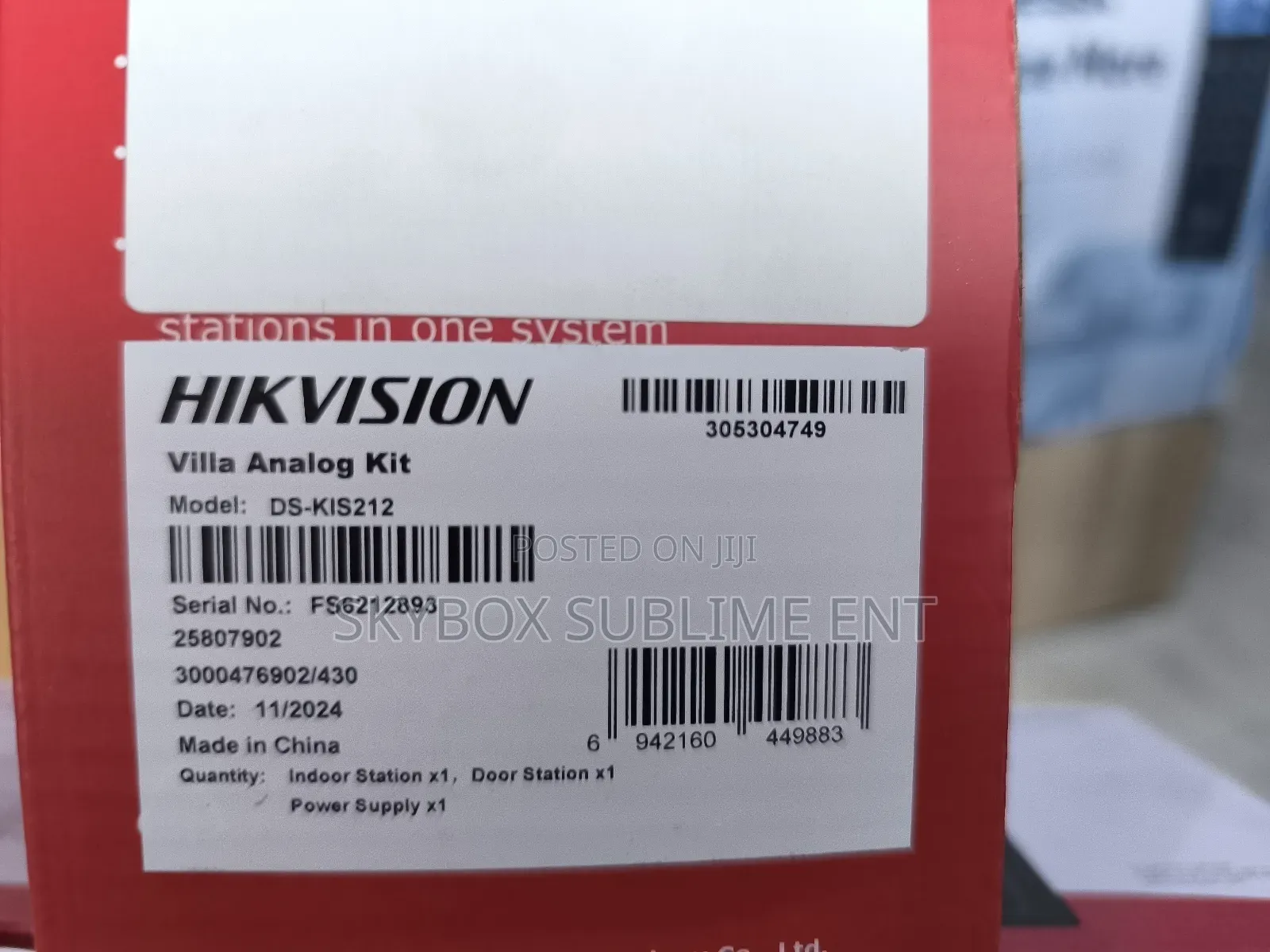 Hikvision Ds-Kis202 Analog Video Intercom