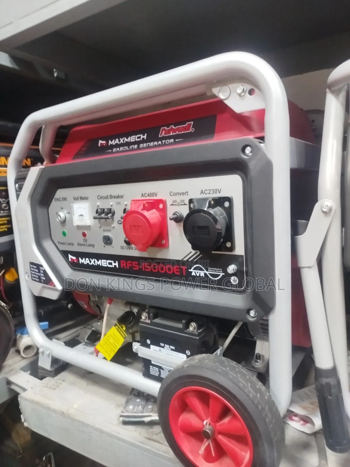 Maxmech RFS 15000et 12.0kva Heavy-Duty Petrol Generator