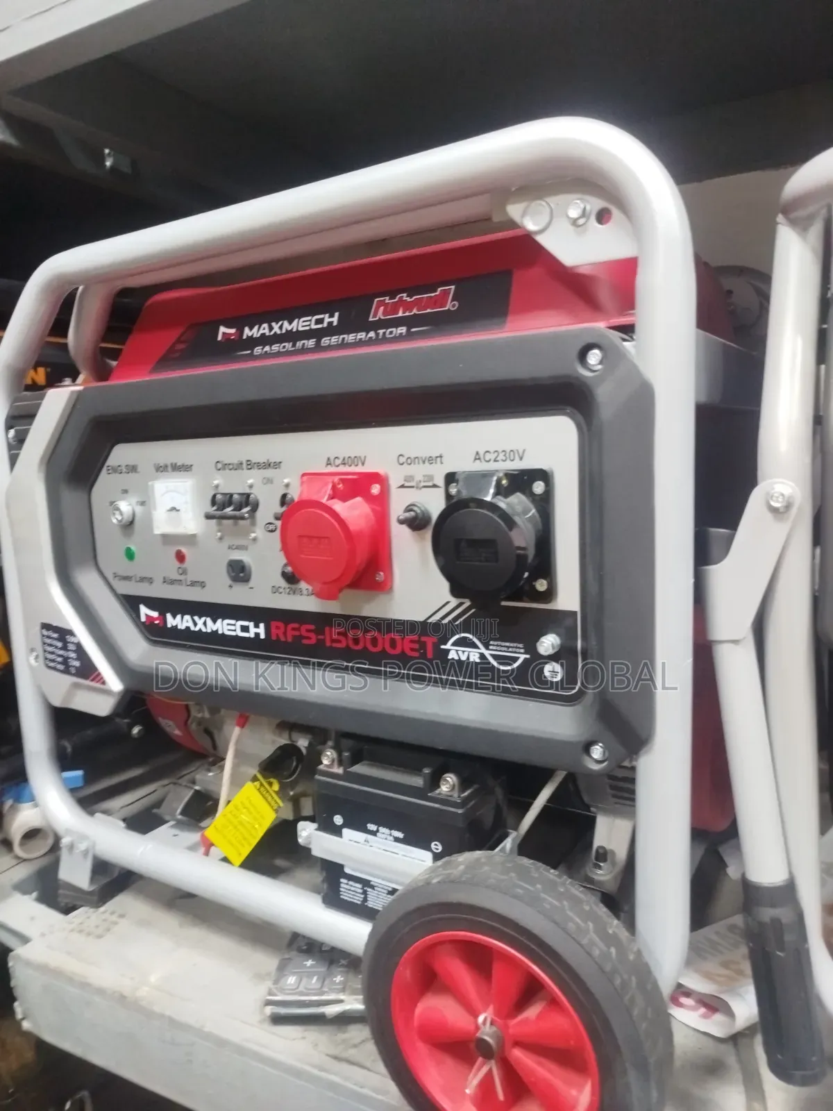 Maxmech RFS 15000et 12.0kva Heavy-Duty Petrol Generator