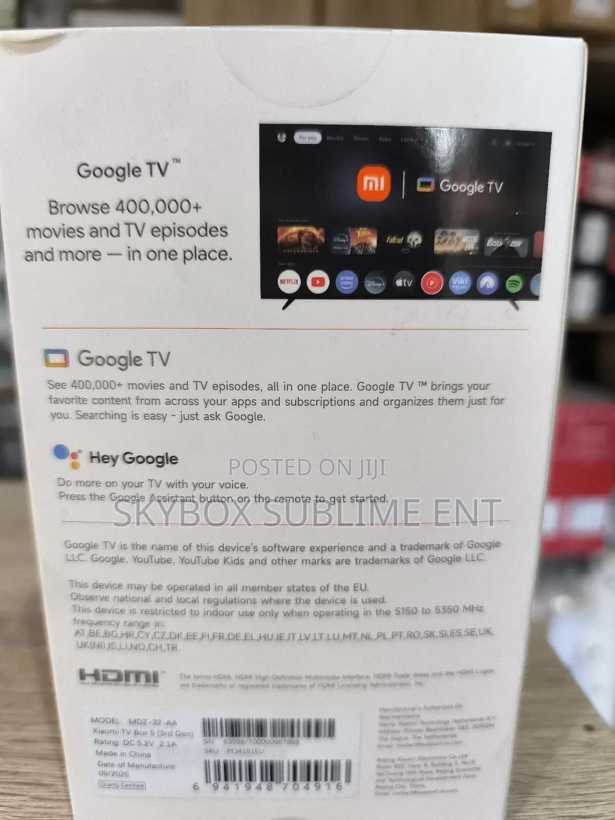Xiaomi TV Box S Ultra-Hd