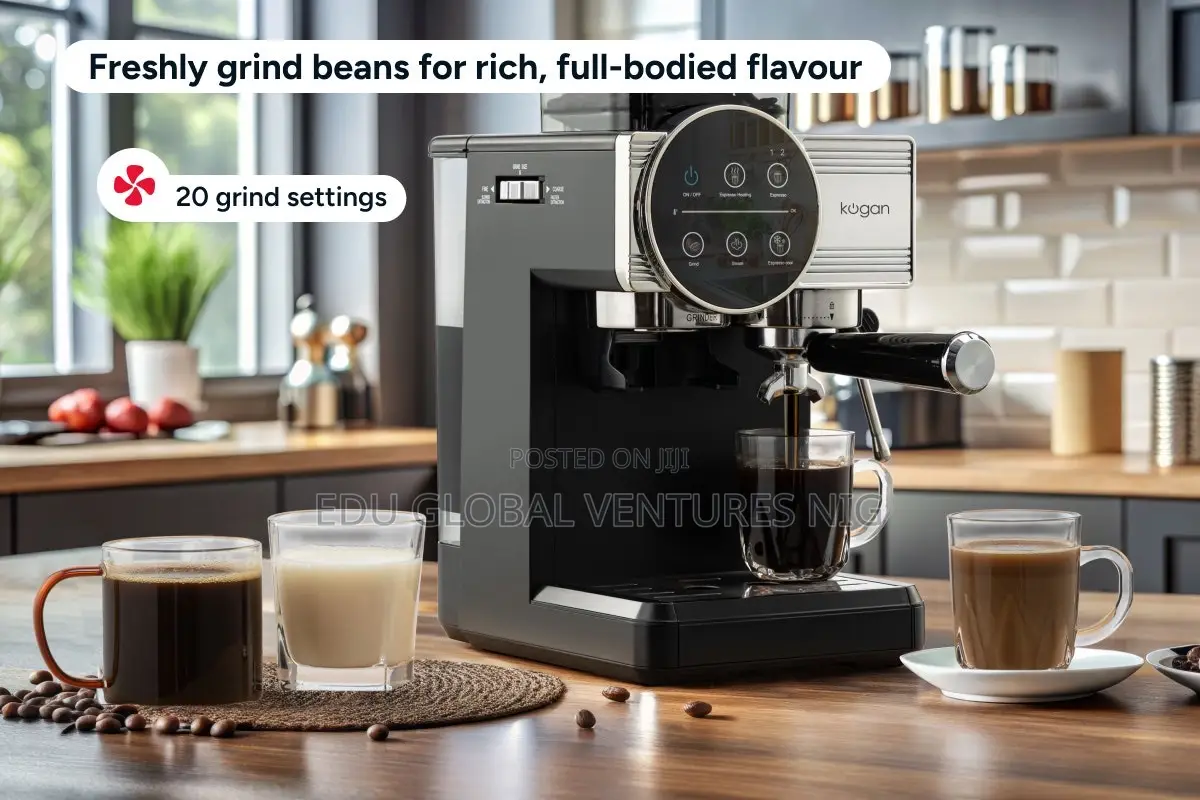 Kogantm Espresso Touch Coffee Machine With Grinder.