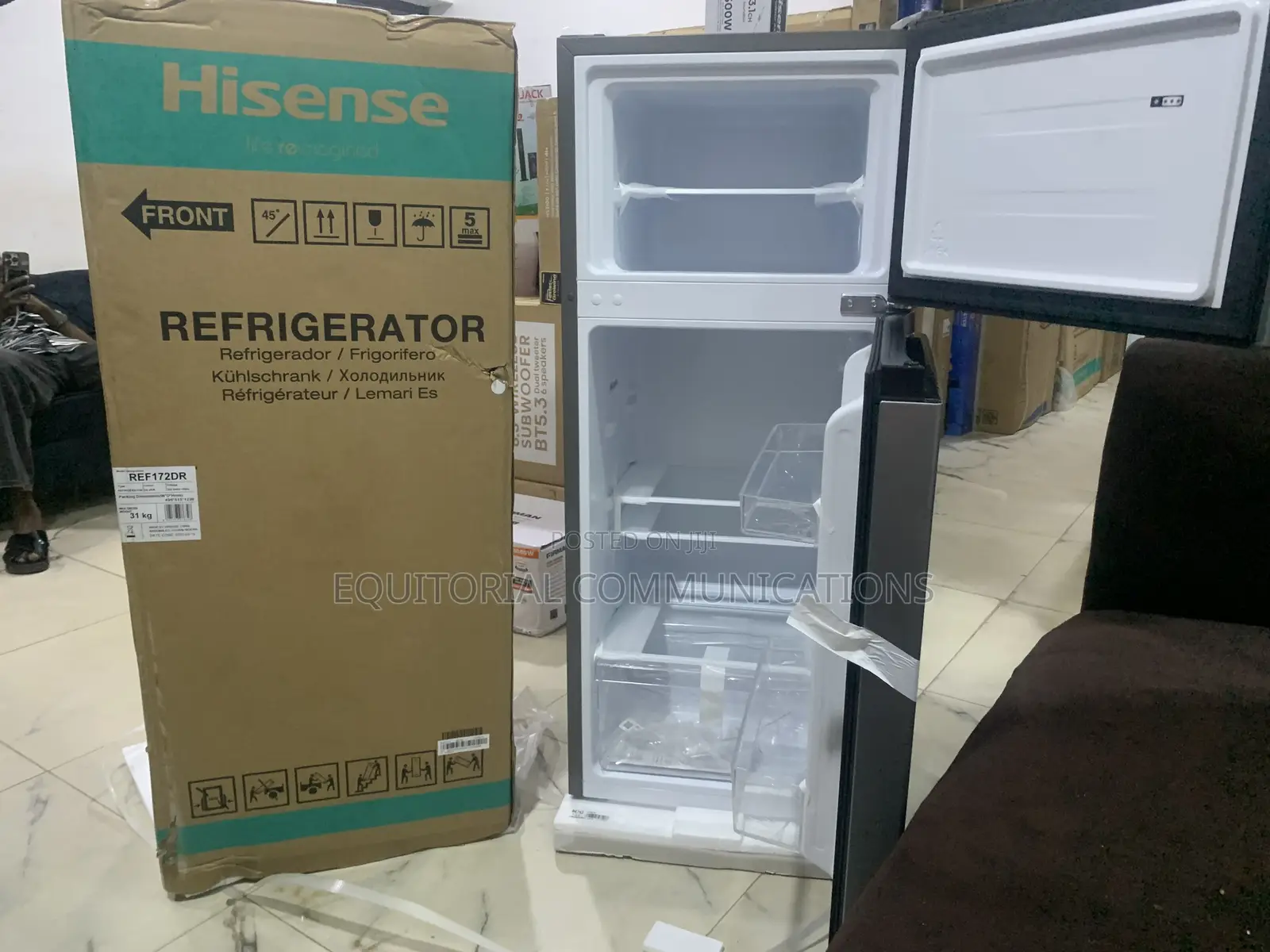 Hisense 172dr 124l Refrigerator – Compact Size, Big Storage