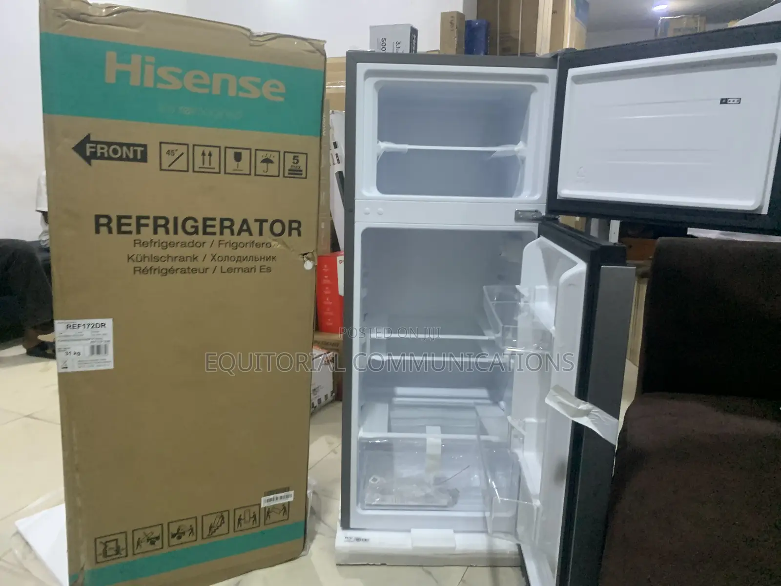Hisense 172dr 124l Double Door Fridge – Built for Everyday Living