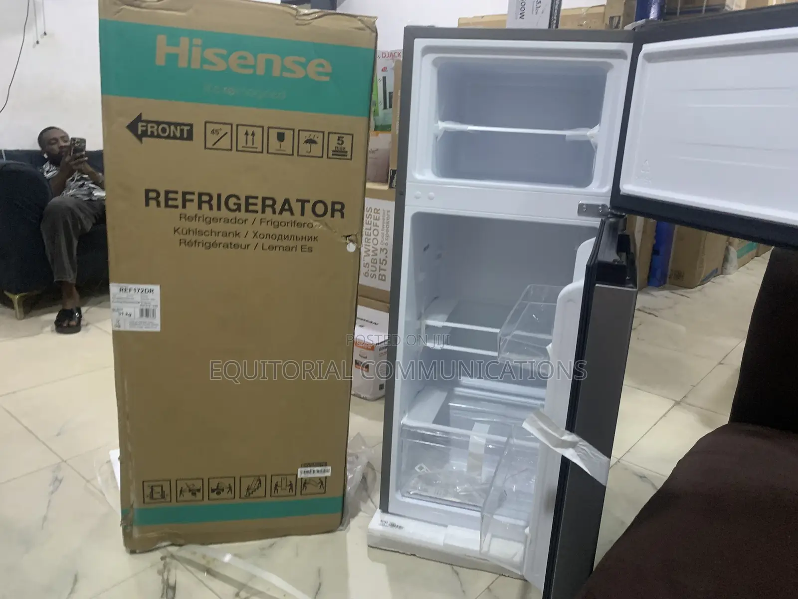 Hisense 172dr 124l Double Door Fridge – Built for Everyday Living