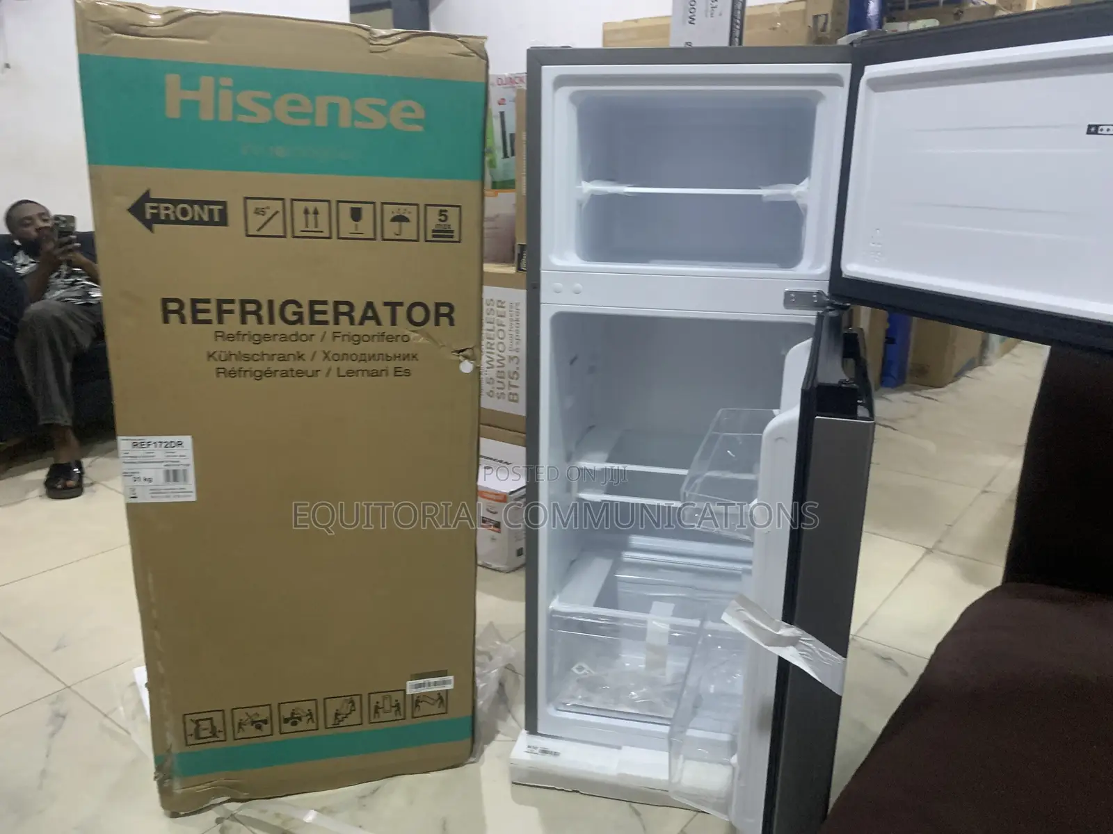 Hisense 172dr 124l Refrigerator – Reliable Cooling, Modern Design