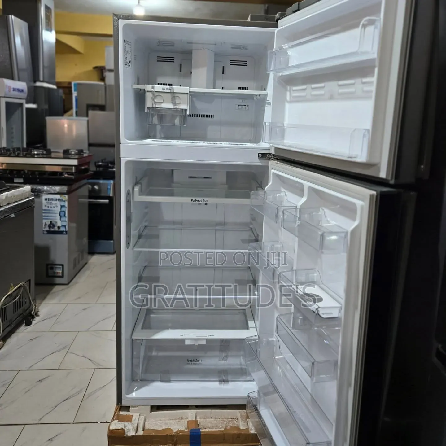 Lg Smart Inverter Double Door Refrigerator Ref 502 HLCL 471lt