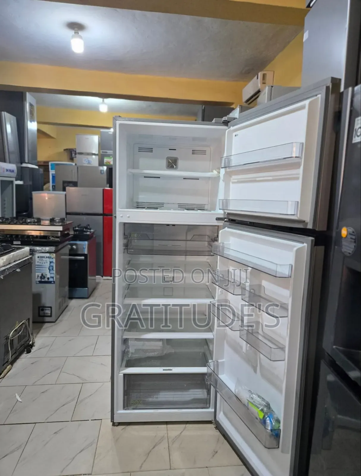Midea Inverter Double Door Refrigerator Model: Hd-624fwen 436lt