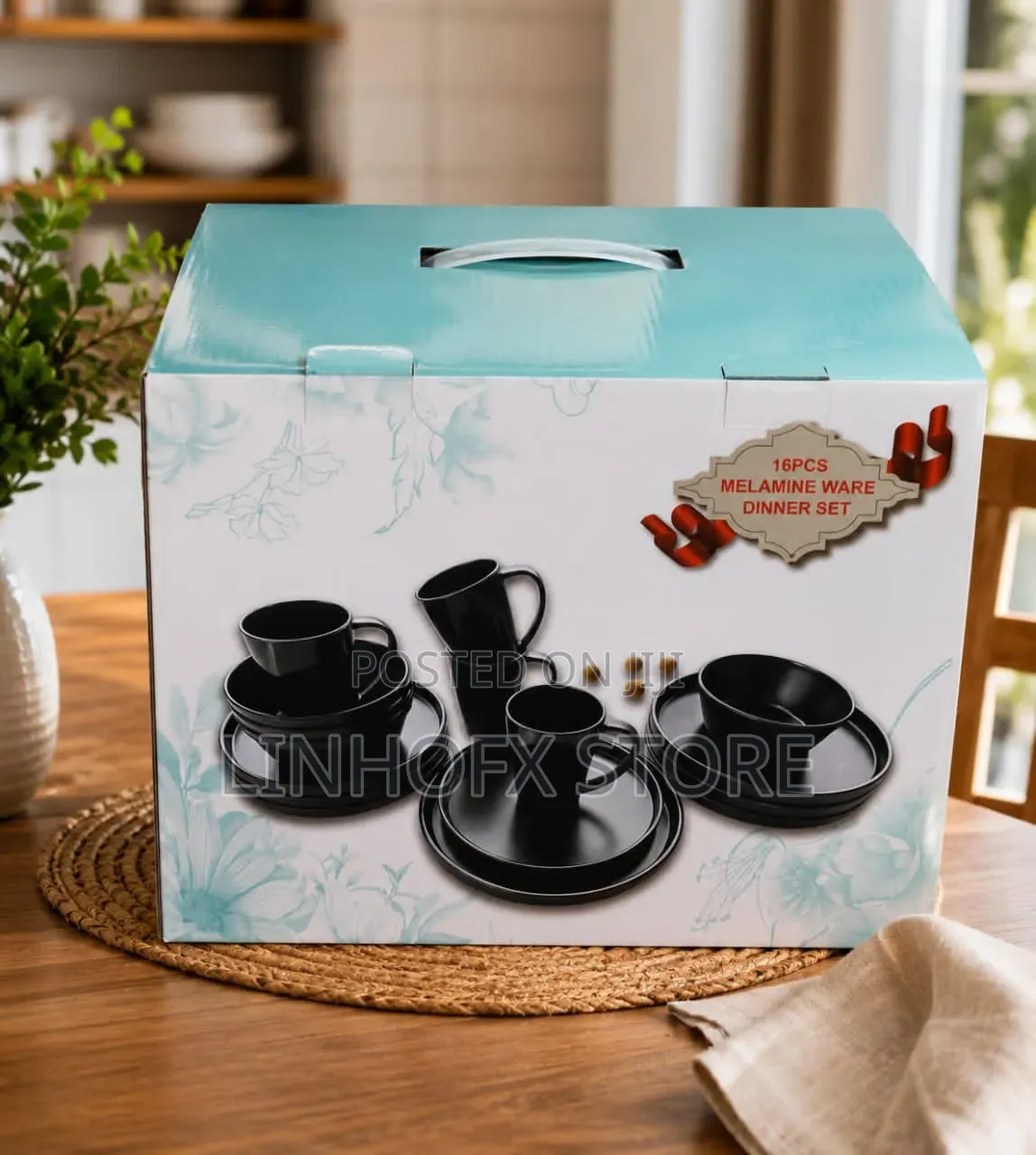 16pcs Melamine Ware Dinner Set