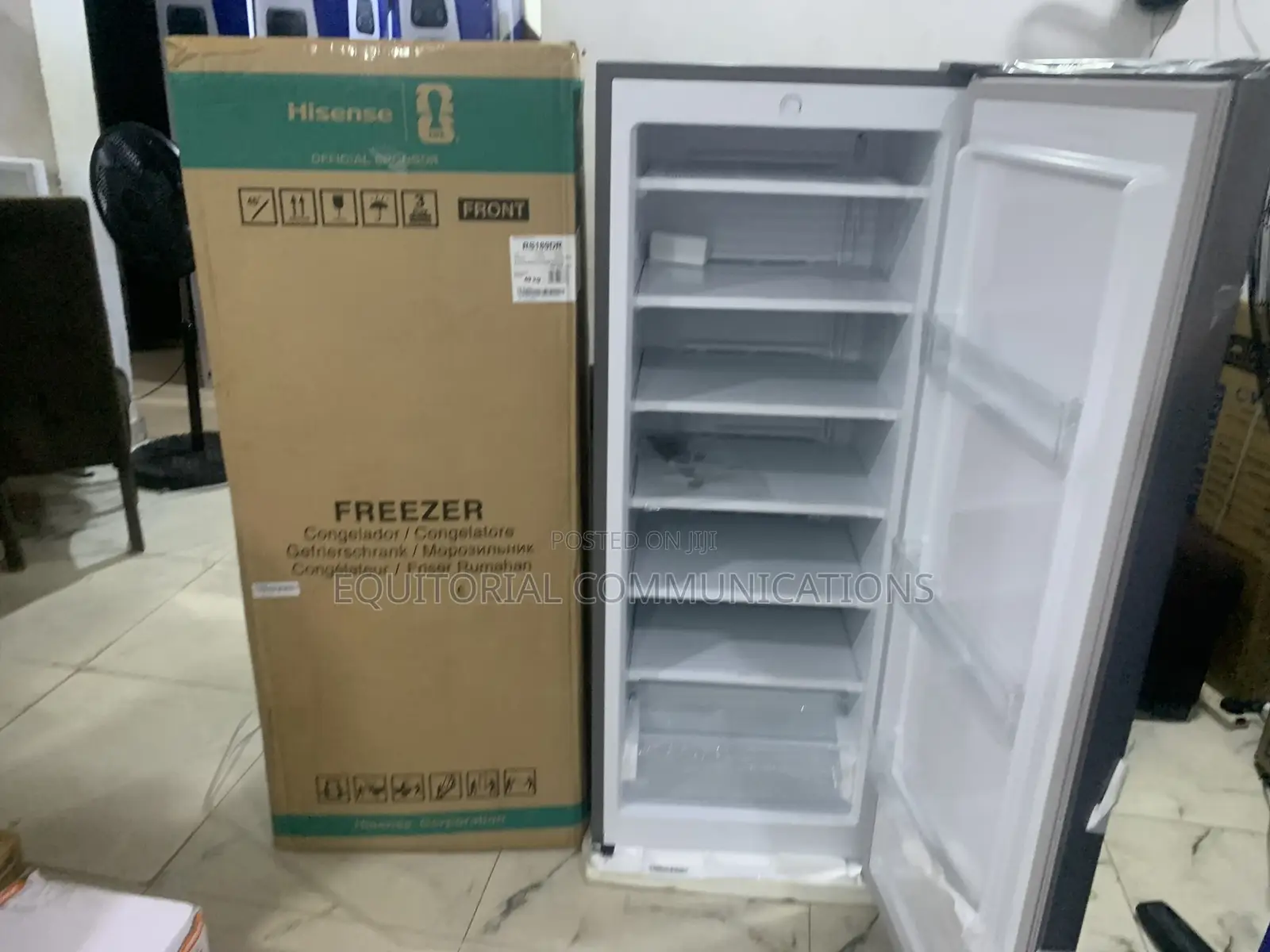 Hisense Rs189dr 190l Upright Standing Freezer