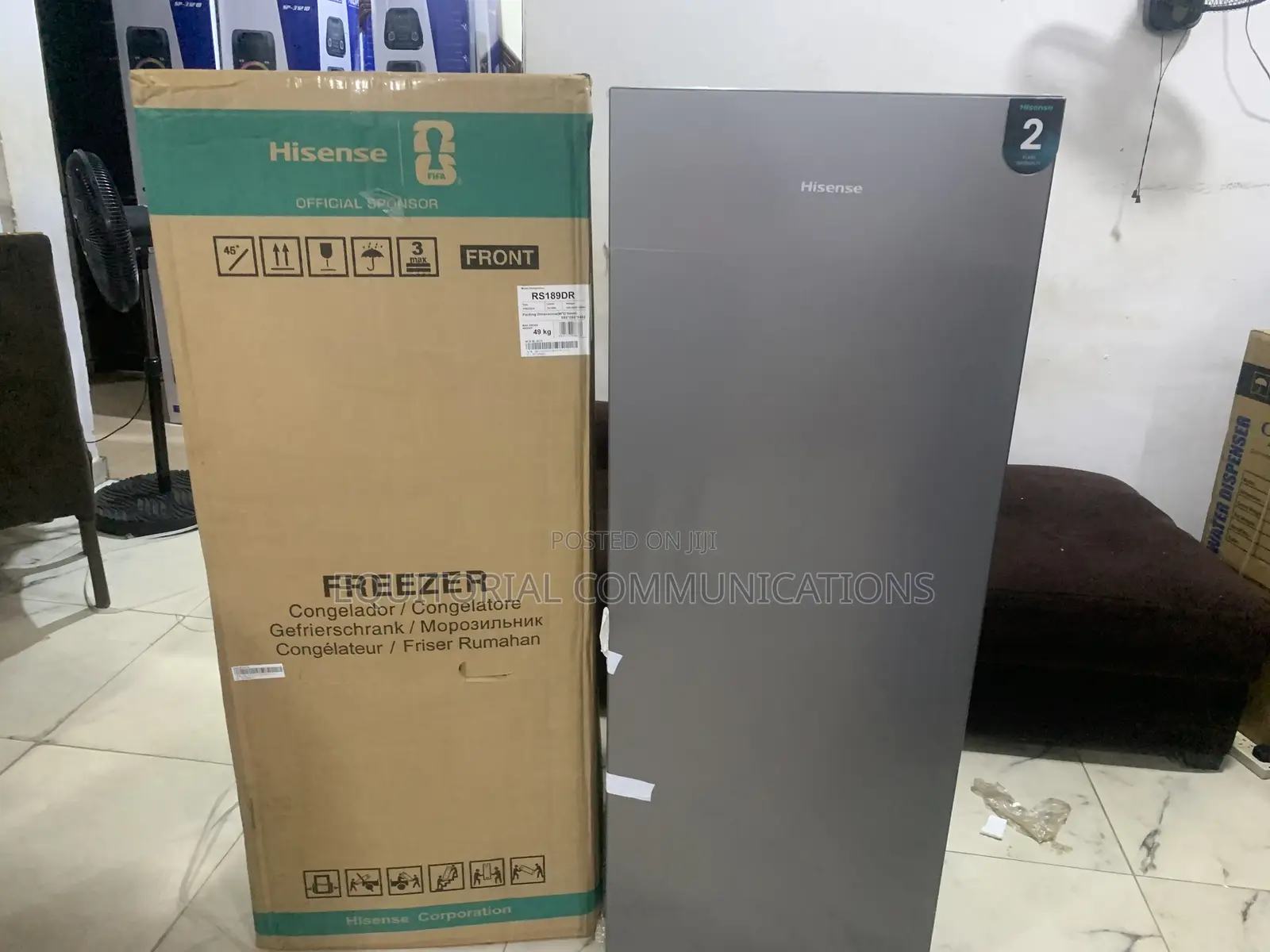 Hisense Rs189dr 190l Upright Food Freezer