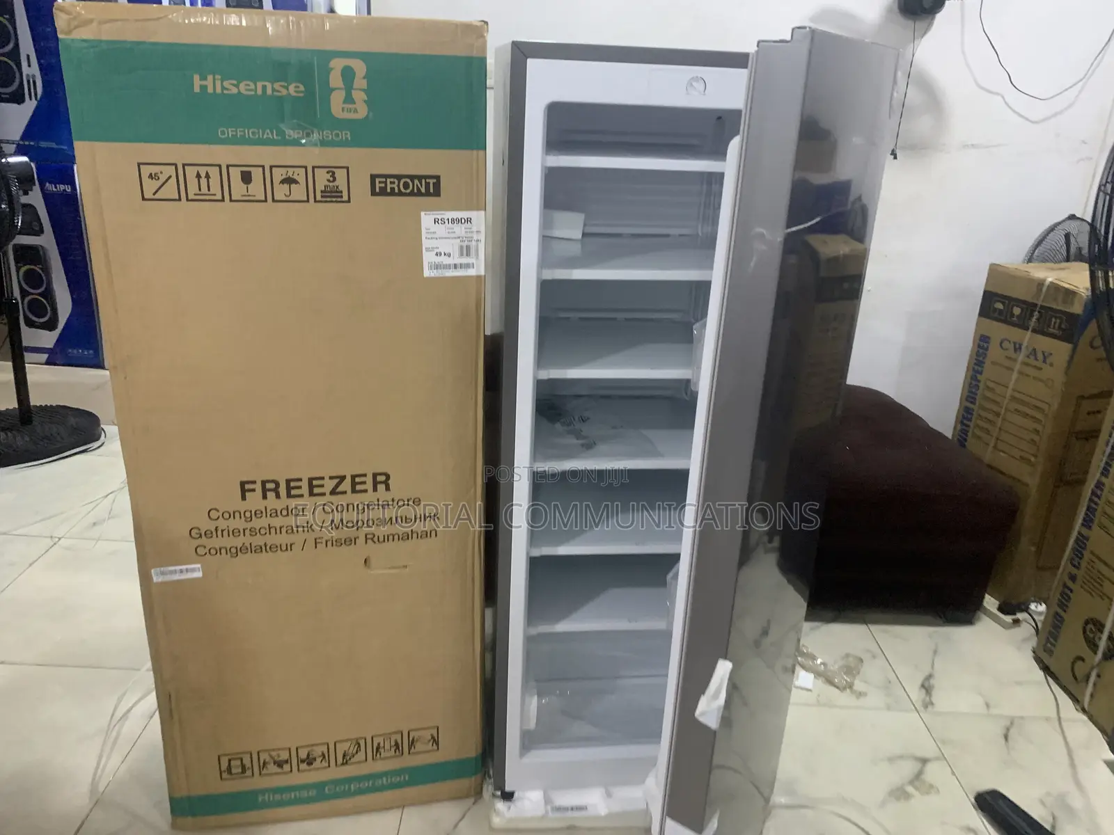 Hisense Rs189dr 190l Upright Food Freezer