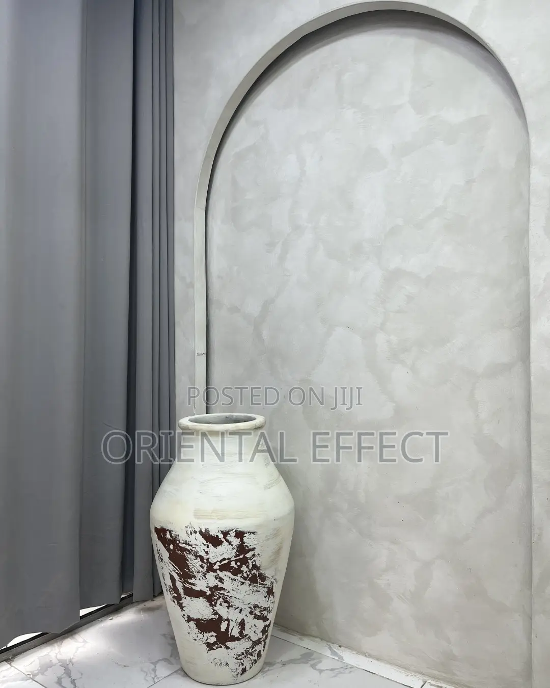 Limestone Hacienda Planter | Flower Pot for Modern Home Office Décor