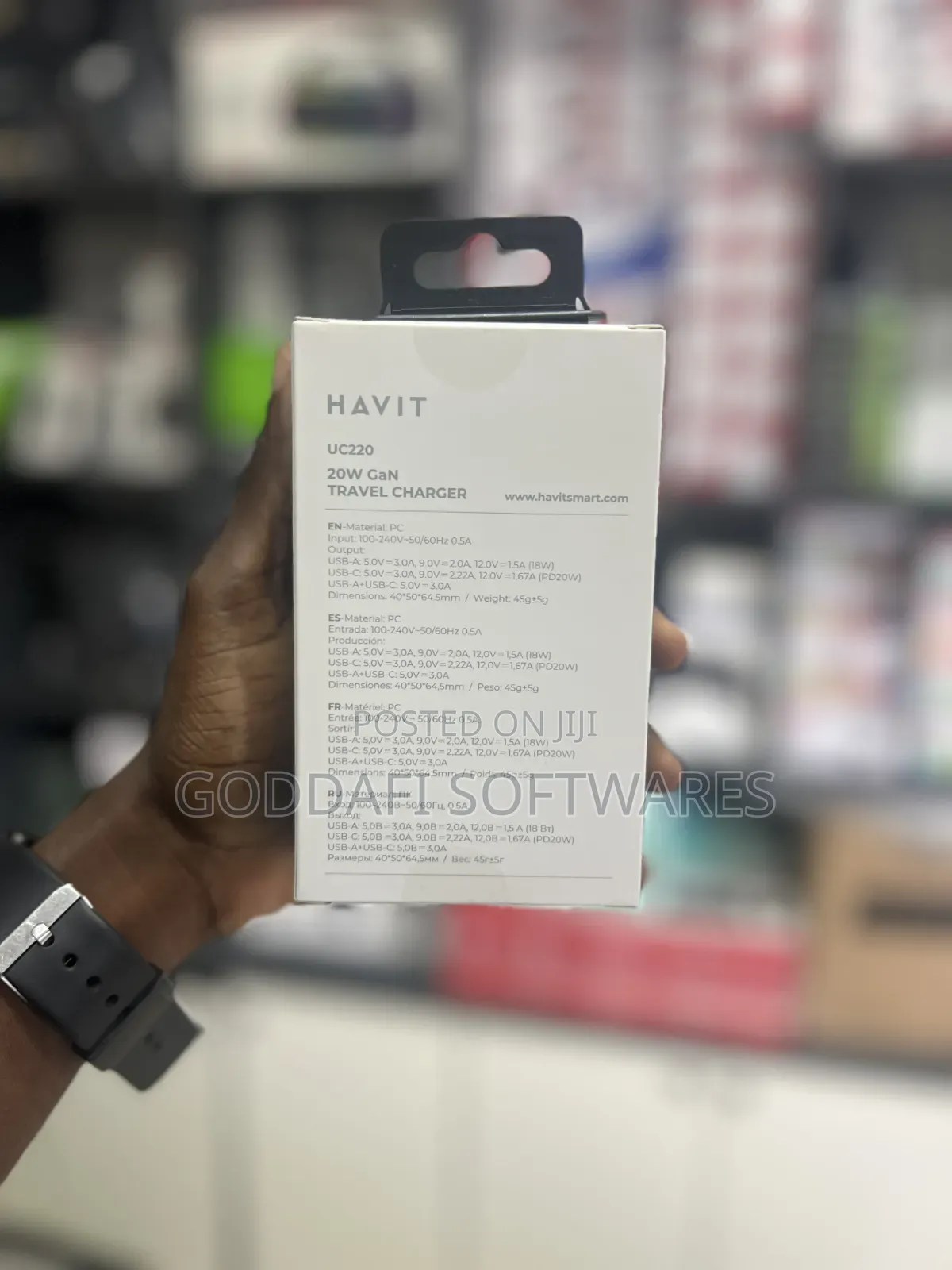 Havit Uc220 20w Usb-A+C Fast Charger