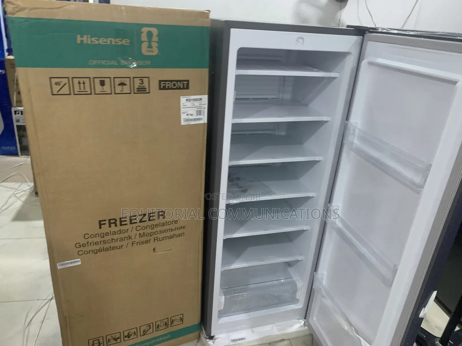 Hisense Rs189dr 190l Upright Deep Freezer