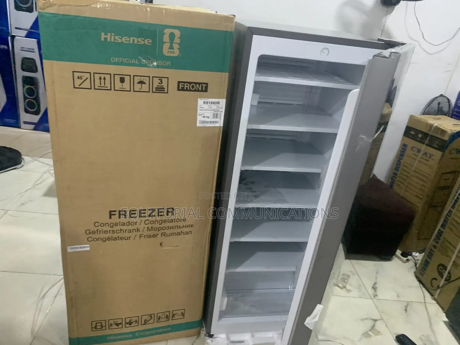 Hisense Rs189dr 190l Large Capacity Upright Freezer