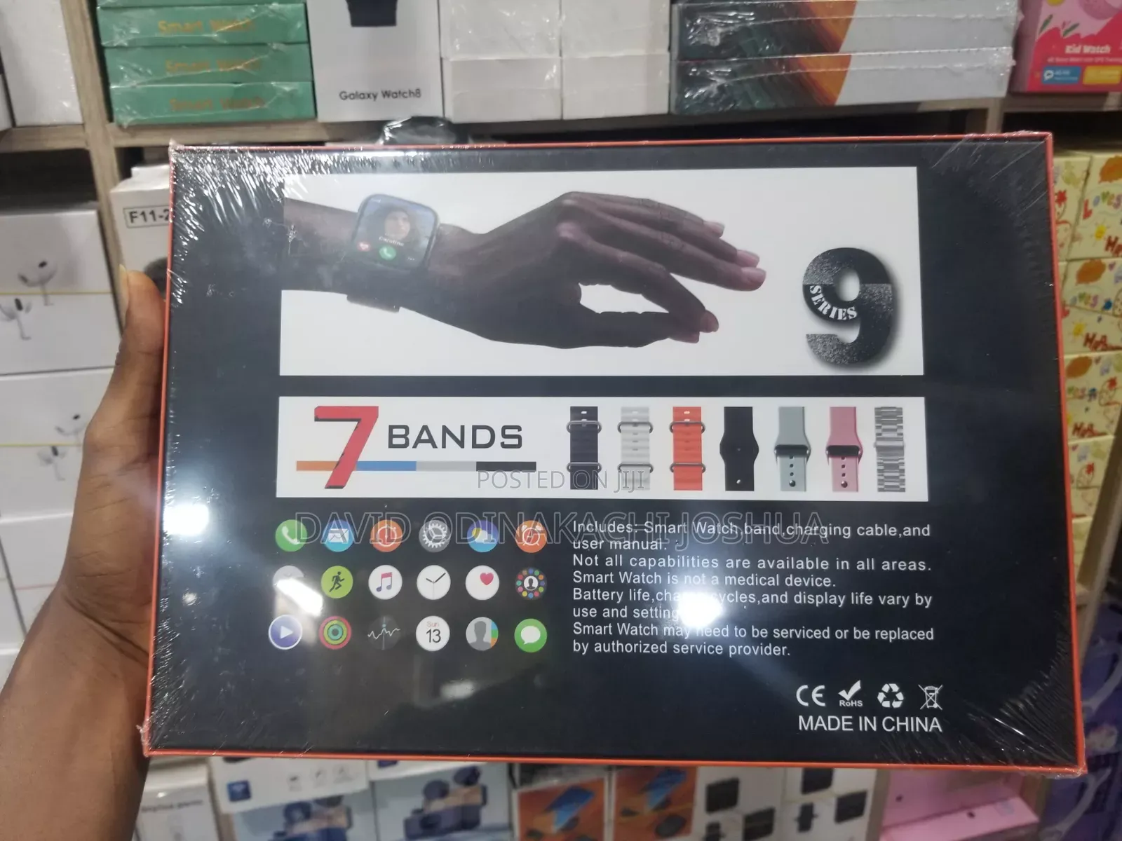 Yy-05 Series 9 7-in-1 Smartwatch and Earbuds Accessory Bundle